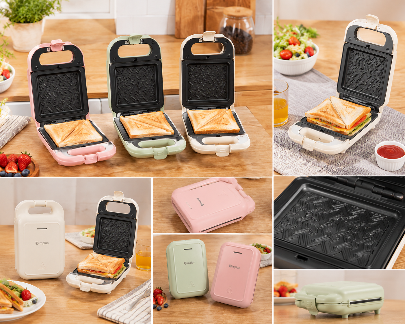 Portable Sandwich Maker — Green